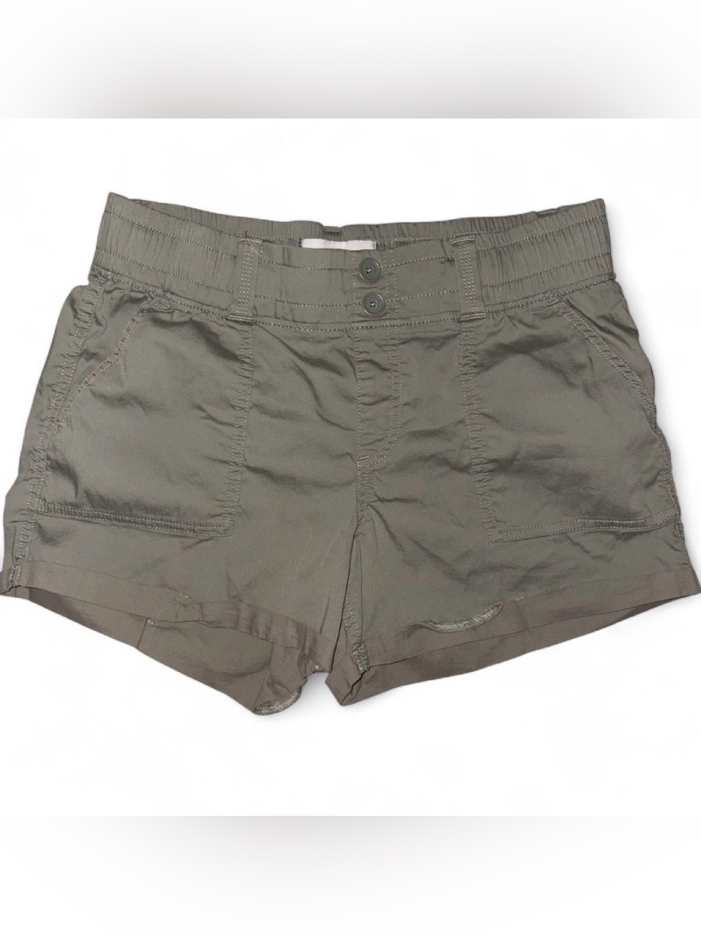 Abercrombie & Fitch Olive Cargo Pocket Girls' Shorts